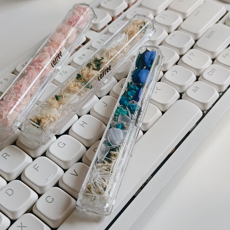 Flower Preservation Resin - Spacebar Keycap Custom Preserved Flowers Resin