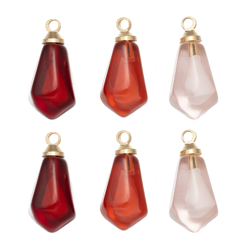 Resin Crafts - 10pcs/Lot Fruit Pomegranate Seed Pendant For