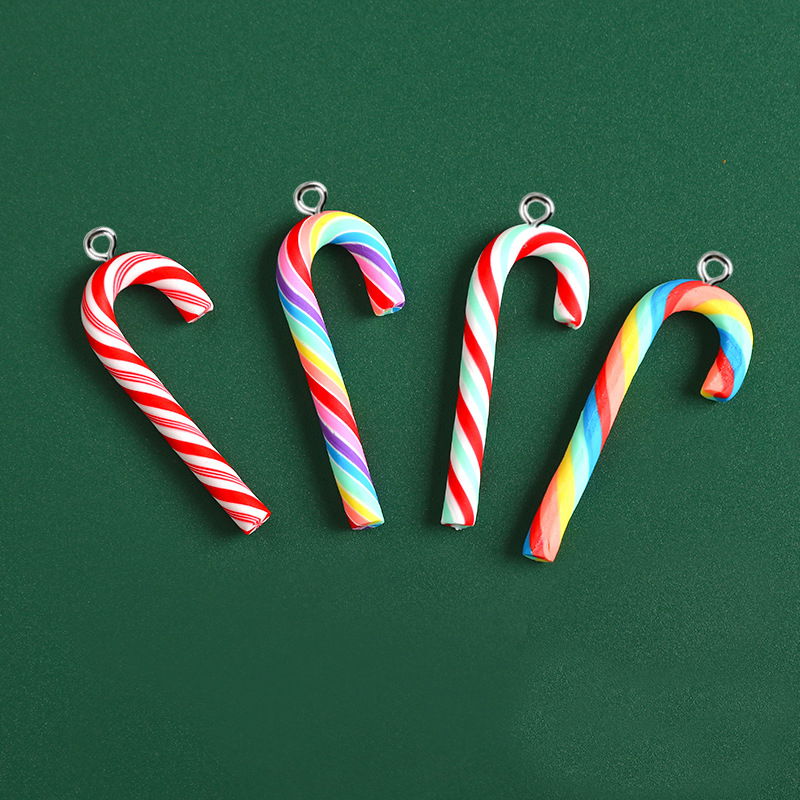 10pcs Cute Clay Christmas Pend - Resin Craft Projects 评论和价格