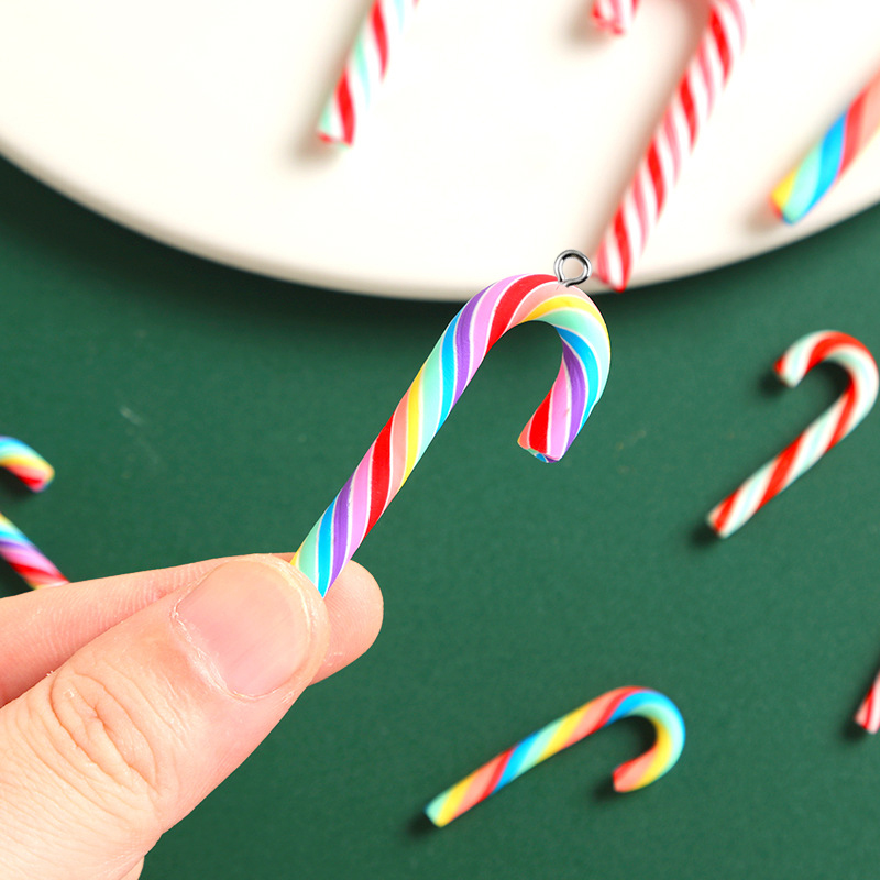 10pcs Cute Clay Christmas Pend - Resin Craft Projects 评论和价格