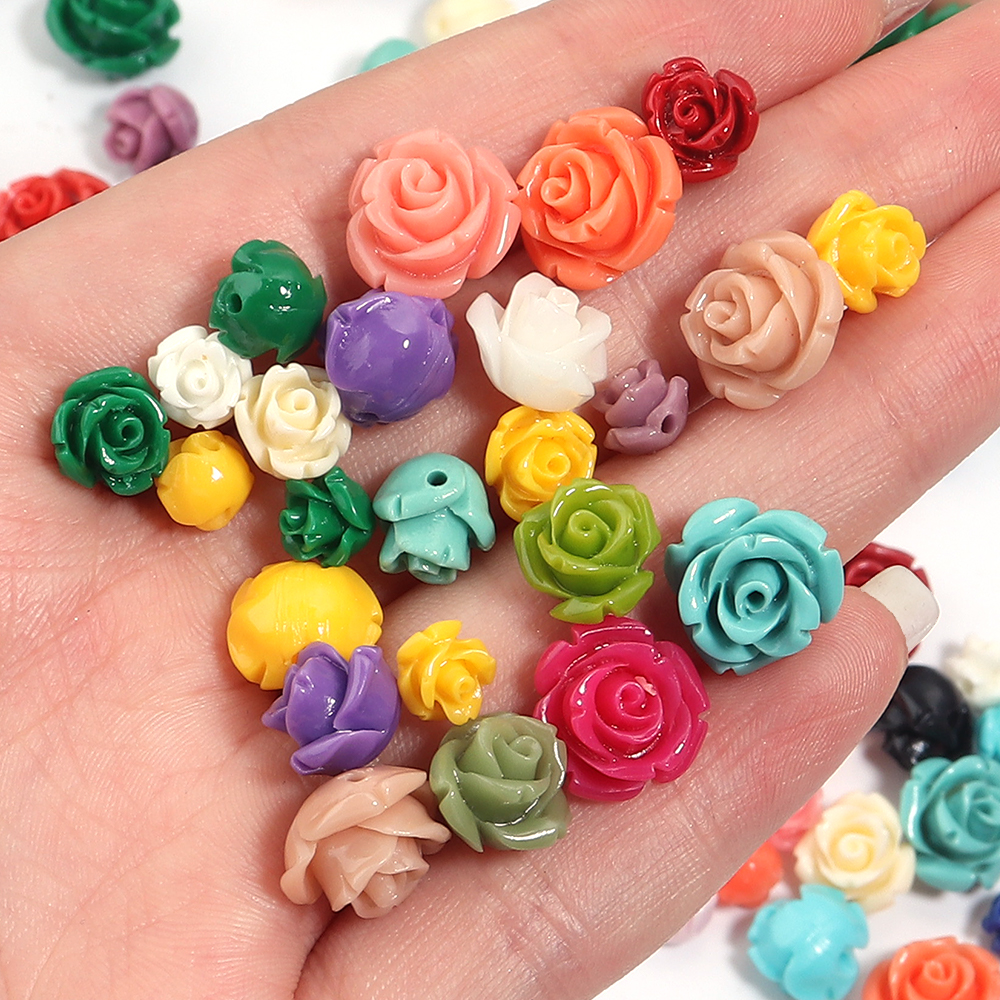 20Pcs/Lot 6 8 10 12mm Resin Be - Flower Preservation Resin 评论和价格
