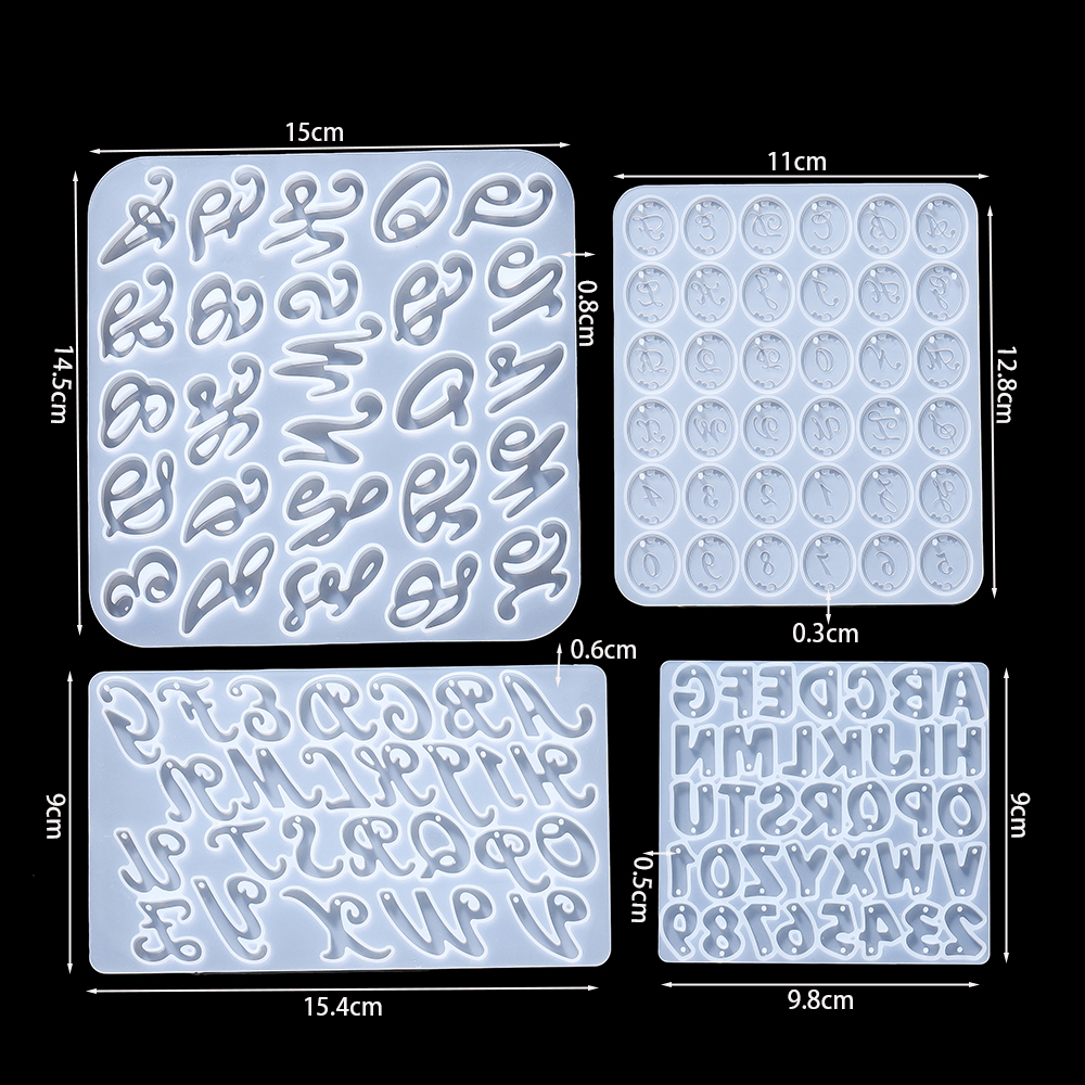Alphabet Epoxy Resin Silicone  - Epoxy Uv Resin Kit 评论和价格