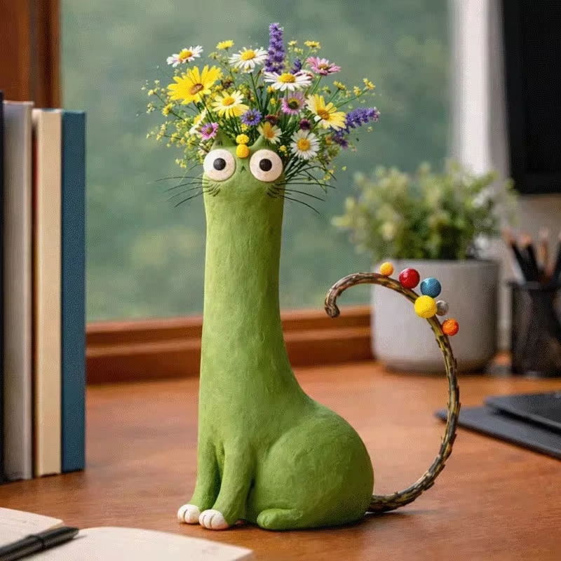 Cute Cat Shaped Flower Device  - Dried Flower Bulk 评论和价格