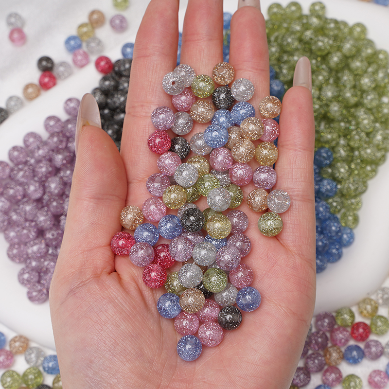 8/10mm Resins Round Shaped Bea - Resin Craft Material 评论和价格