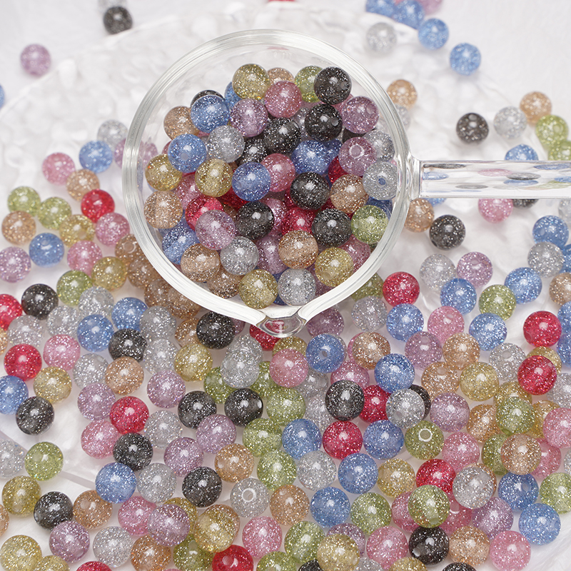 8/10mm Resins Round Shaped Bea - Resin Craft Material 评论和价格