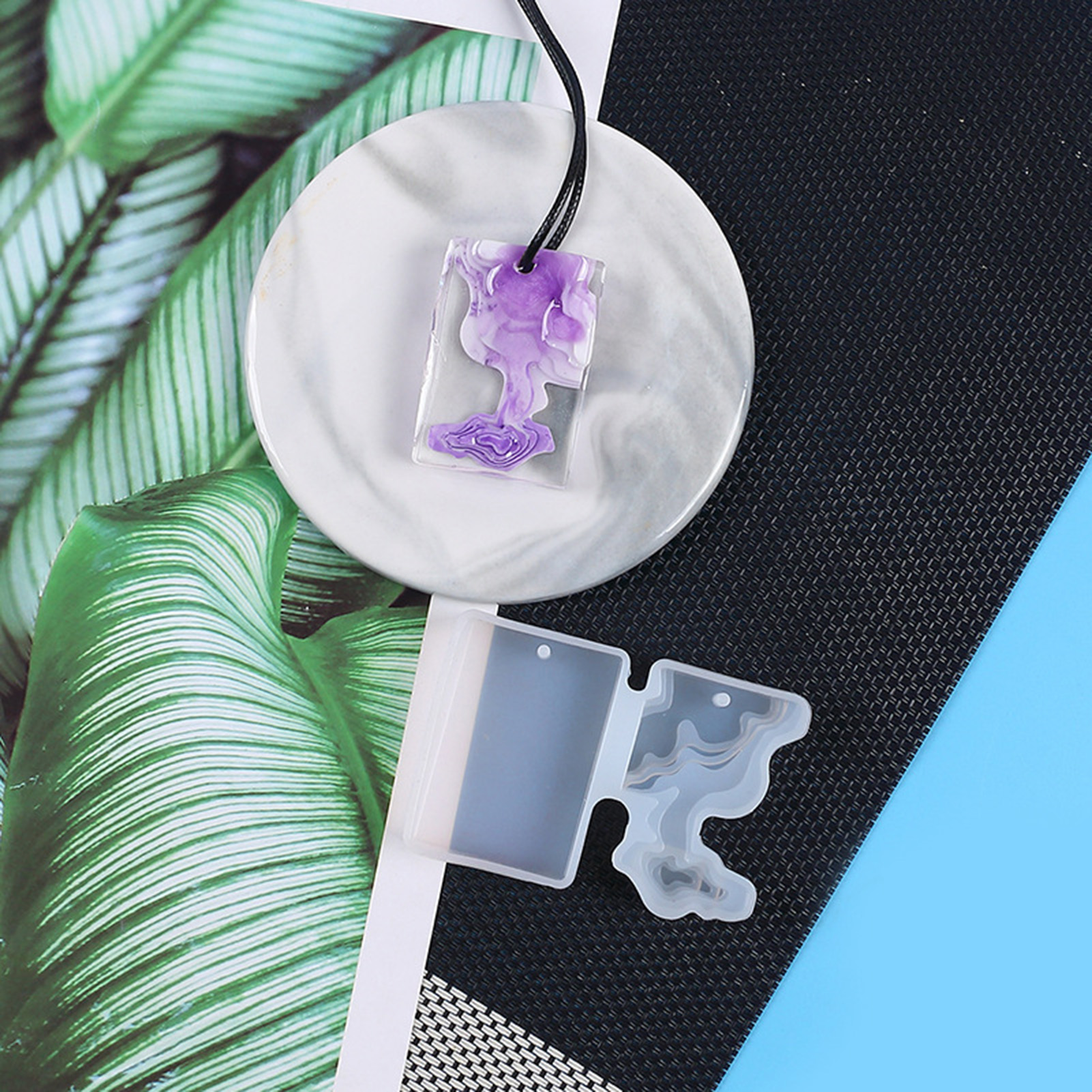 3pcs DIY Crystal Mold Set Roun - Geode Mold Silicone 评论和价格