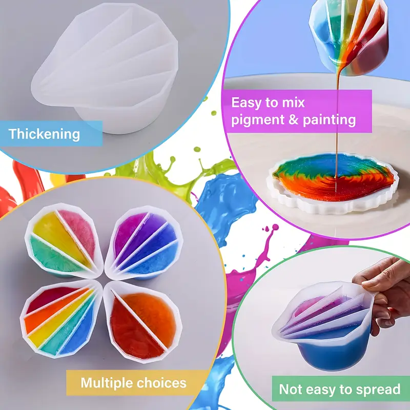 Split Cup For Paint Pouring,Re - Mixing Cup Silicone 评论和价格