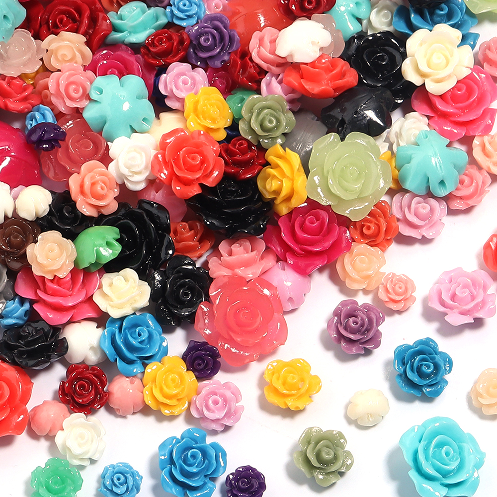 10pcs 6 8 10 12 15mm Imitation - Flower Preservation Resin 评论和价格