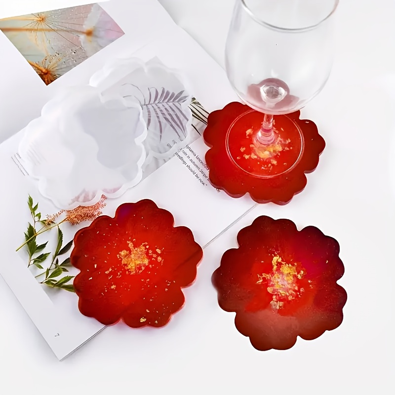 5pcs Mirror Large Flower Small - Serving Tray Mold 评论和价格