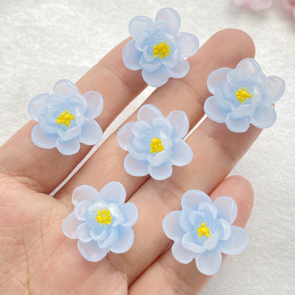 10Pcs New Cute Cartoon Flower  - Flower Preservation Resin 评论和价格