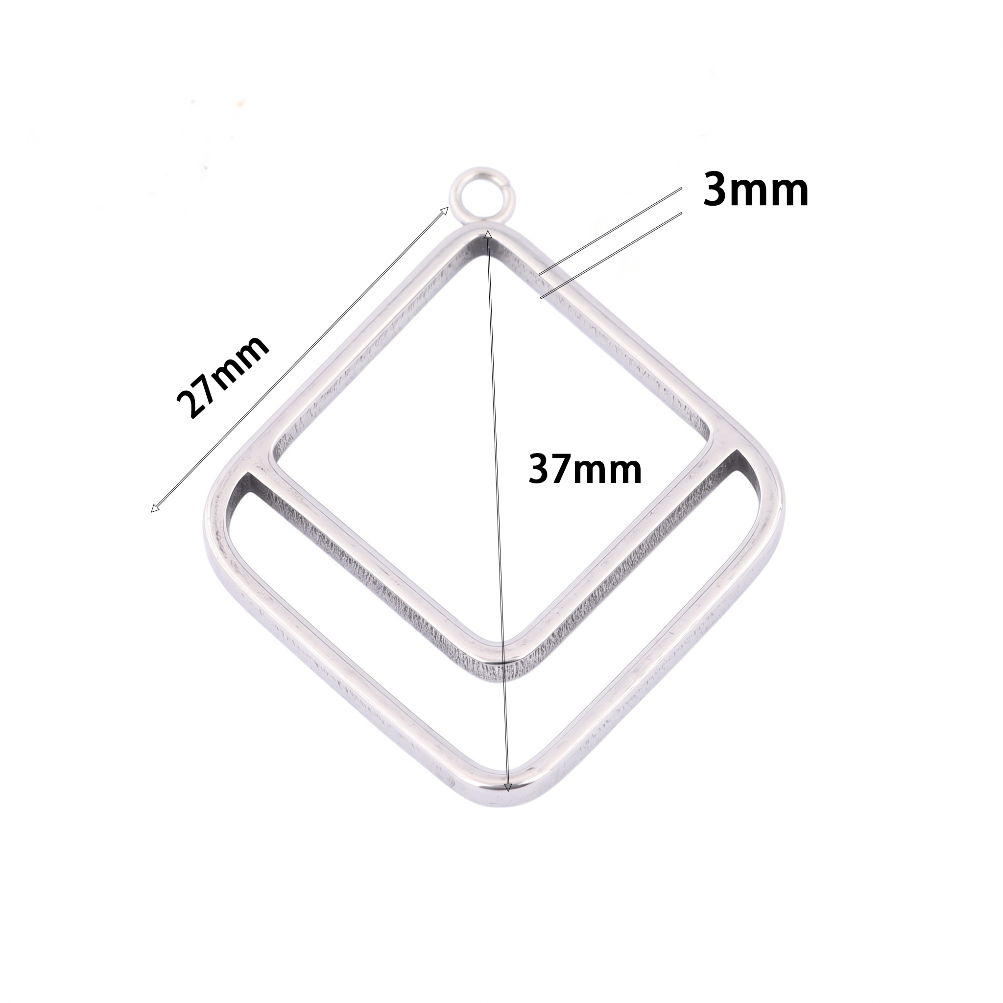 10pcs Square Triangle 3mm Thic - Resin Craft Projects 评论和价格