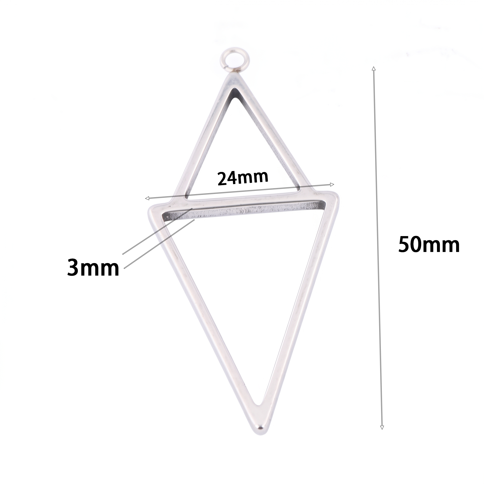 10pcs Square Triangle 3mm Thic - Resin Craft Projects 评论和价格