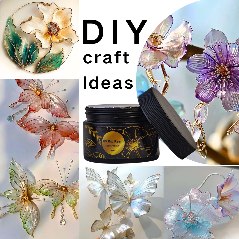 UV DIP Resin Glue Set 50/100ml - Flower Preservation Resin 评论和价格