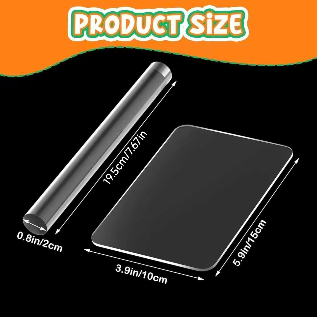 Clear Acrylic Round Rod Stick  - Crafting Resin 评论和价格