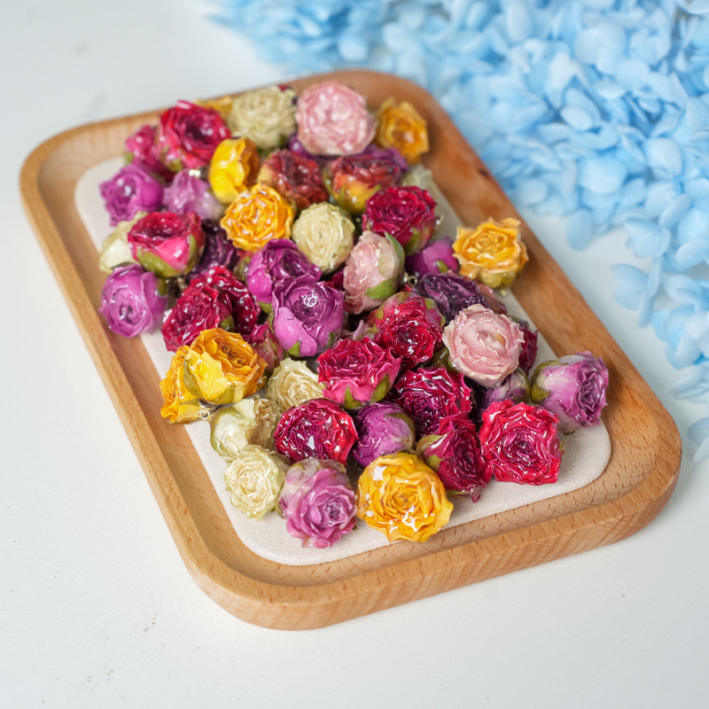 5pcs Drip Glue Roses Dried Flo - Dried Flower Bulk 评论和价格