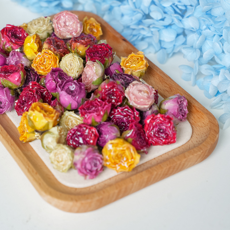 5pcs Drip Glue Roses Dried Flo - Dried Flower Bulk 评论和价格