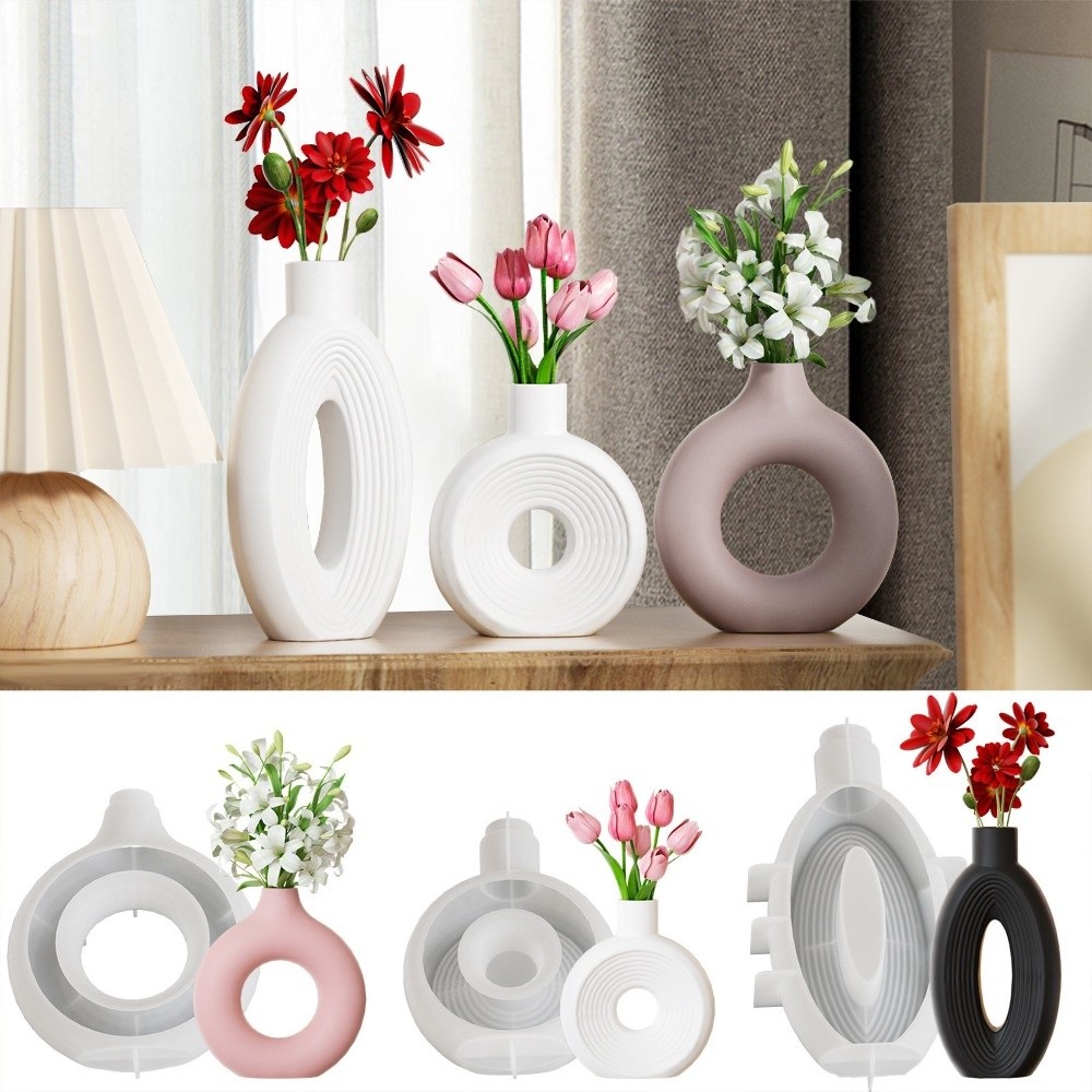 Modern Oval Stripe Silicone Va - Resin Craft Workshop 评论和价格