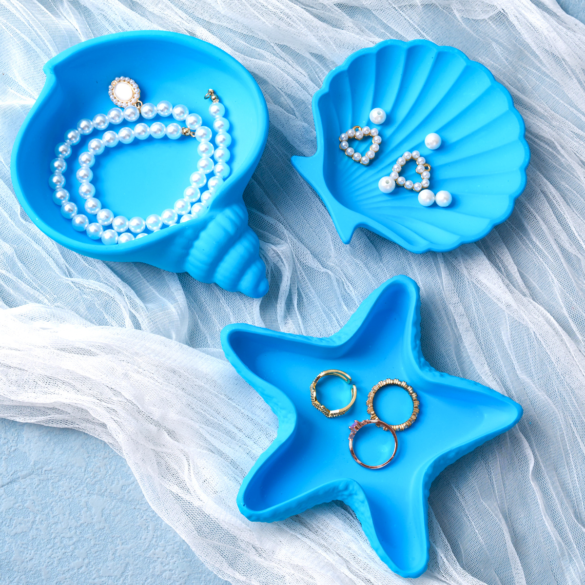 DIY Concrete Starfish Starage  - Serving Tray Mold 评论和价格