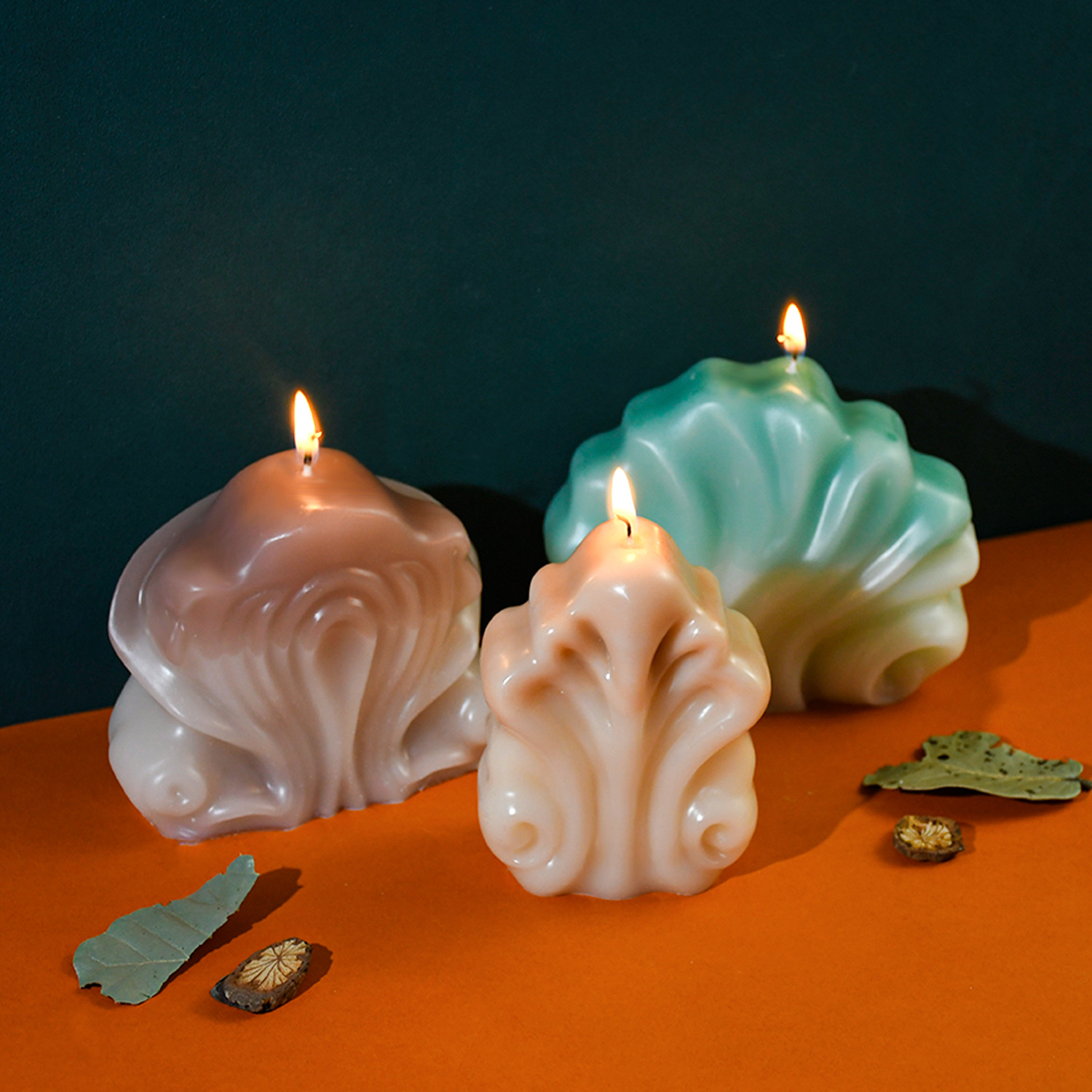 Ocean Shell Candle Silicone Mo - Resin Ocean Wave Mold 评论和价格