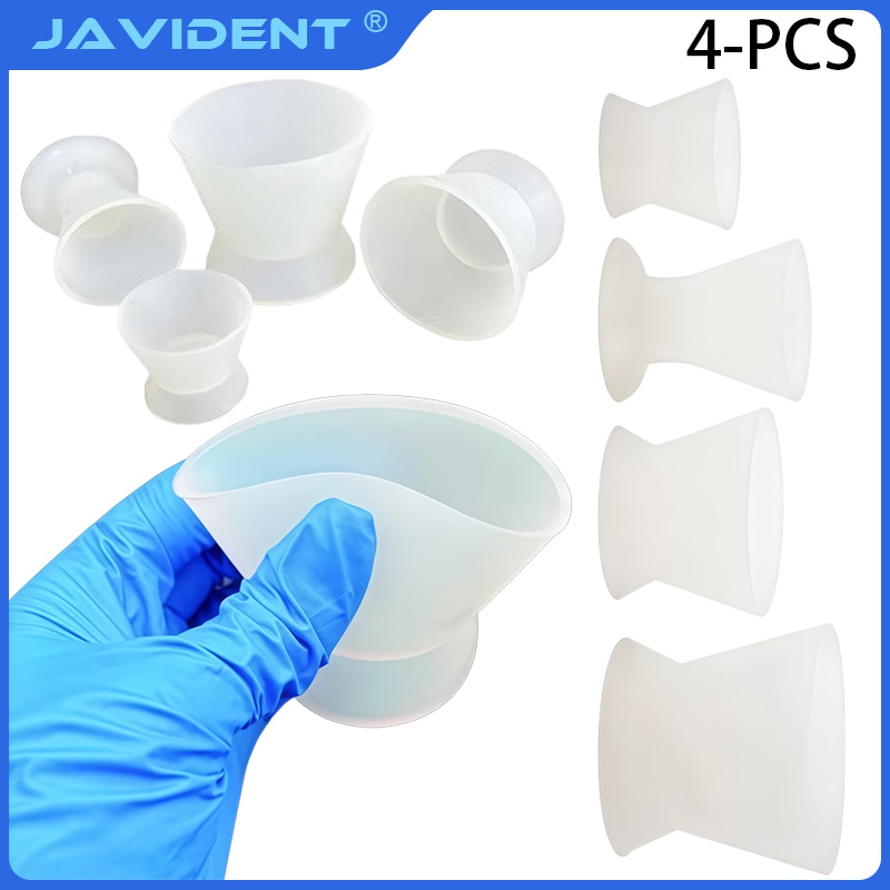 4Pcs Dental Silicone Self-Curi - Mixing Cup Silicone 评论和价格