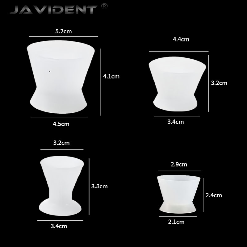 4Pcs Dental Silicone Self-Curi - Mixing Cup Silicone 评论和价格