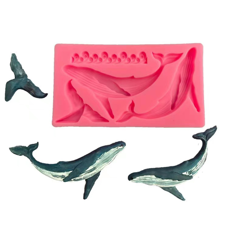 Whale Silicone Mold DIY Whale  - Resin Ocean Wave Mold 评论和价格