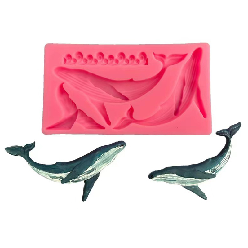 Whale Silicone Mold DIY Whale  - Resin Ocean Wave Mold 评论和价格