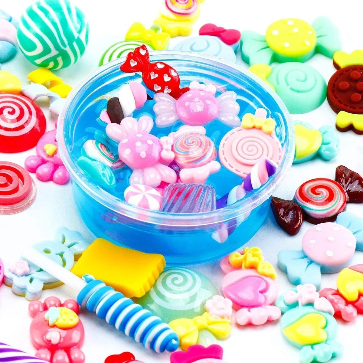 30pcs Random Candy Slime Charm - Resin Crafts 评论和价格