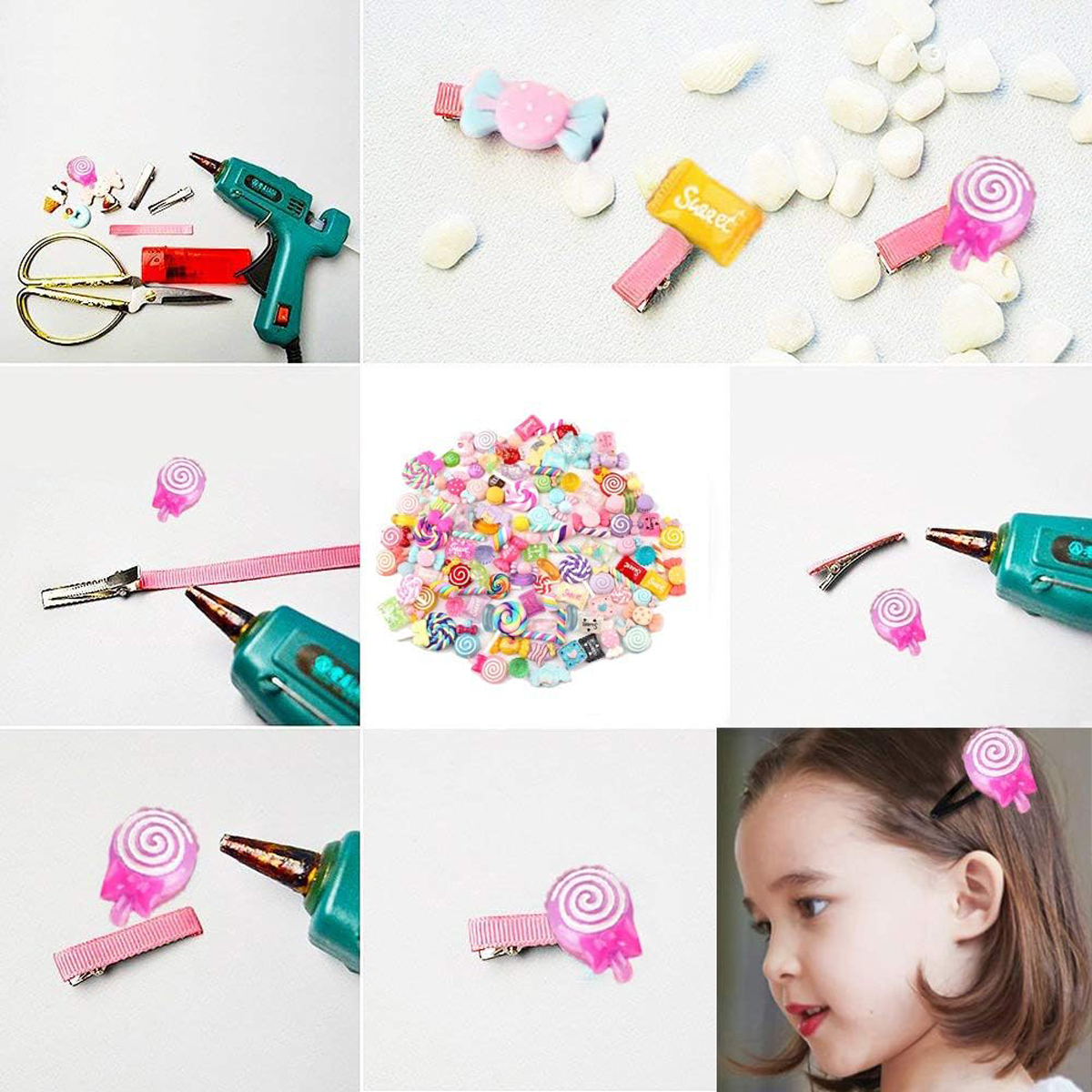30pcs Random Candy Slime Charm - Resin Crafts 评论和价格