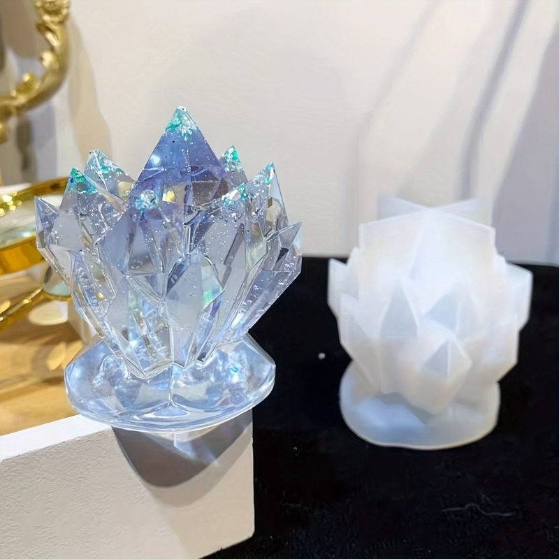 1pcCrystal Cluster Decorative  - Serving Tray Mold 评论和价格