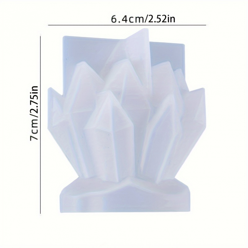 1pcCrystal Cluster Decorative  - Serving Tray Mold 评论和价格