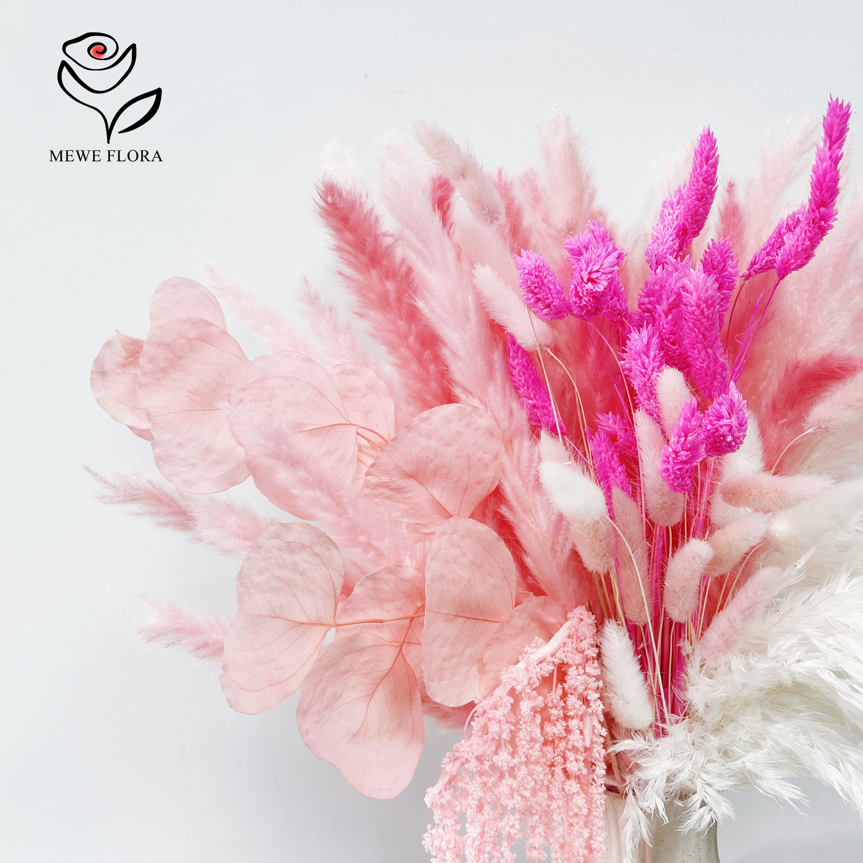 Natural Pampas Pink Dried Flow - Dried Flower Bulk 评论和价格