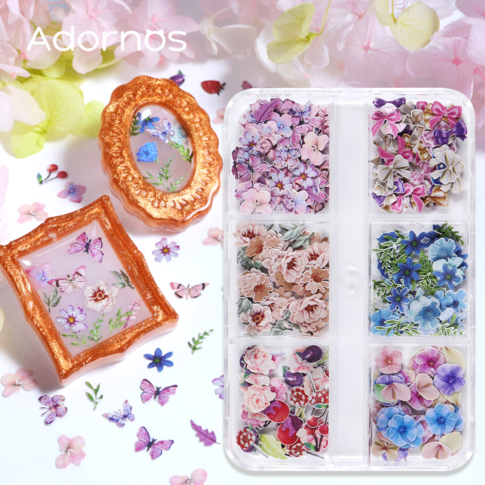 180pcs/box Wood Pulp Flowers C - Flower Preservation Resin 评论和价格