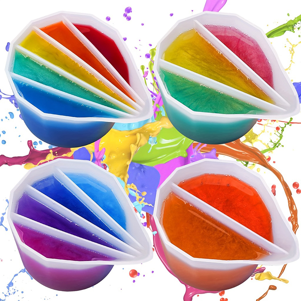 2/3/4/5 Grids Silicone Split C - Mixing Cup Silicone 评论和价格