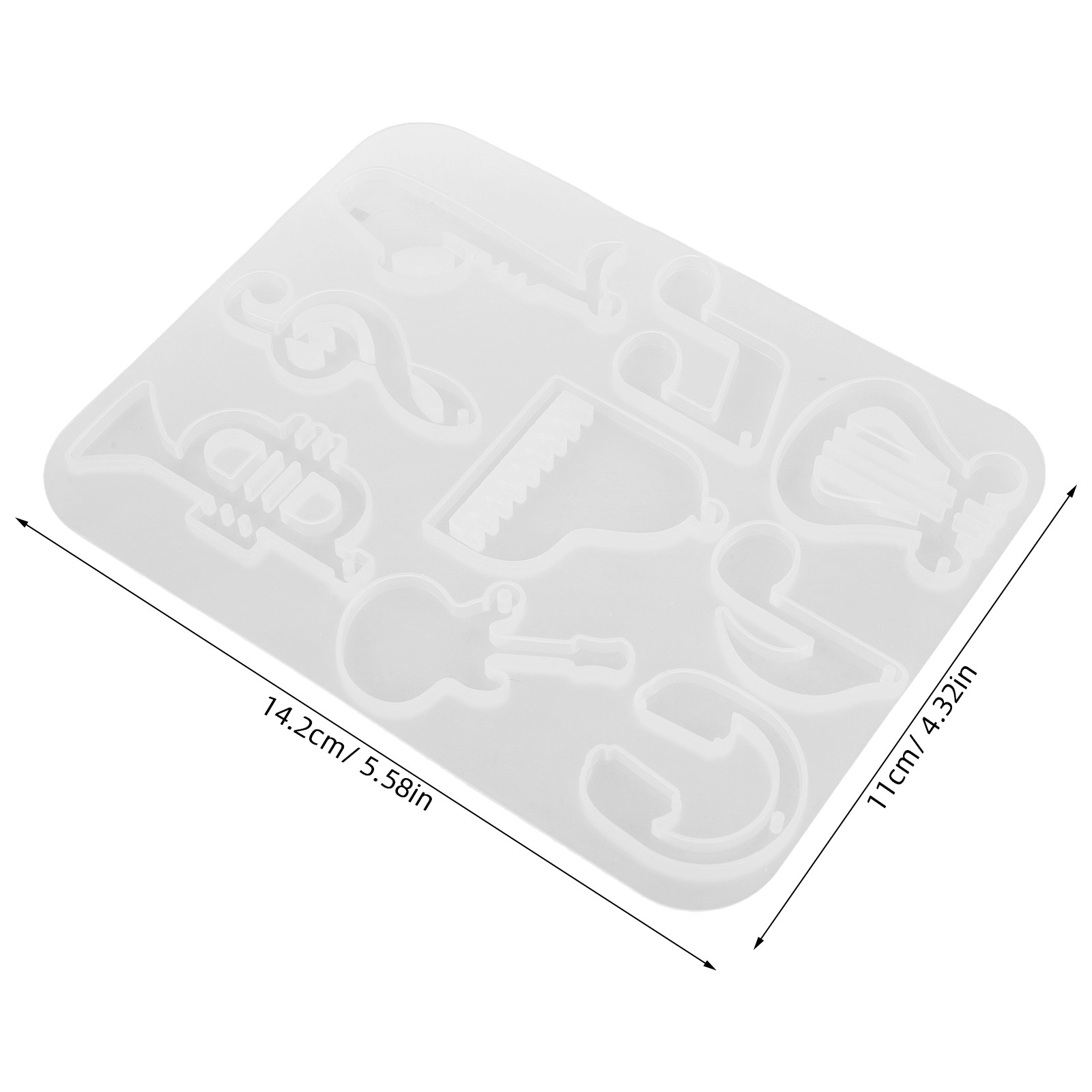 3Pcs Music Themed Silicone Mol - Resin Craft Workshop 评论和价格