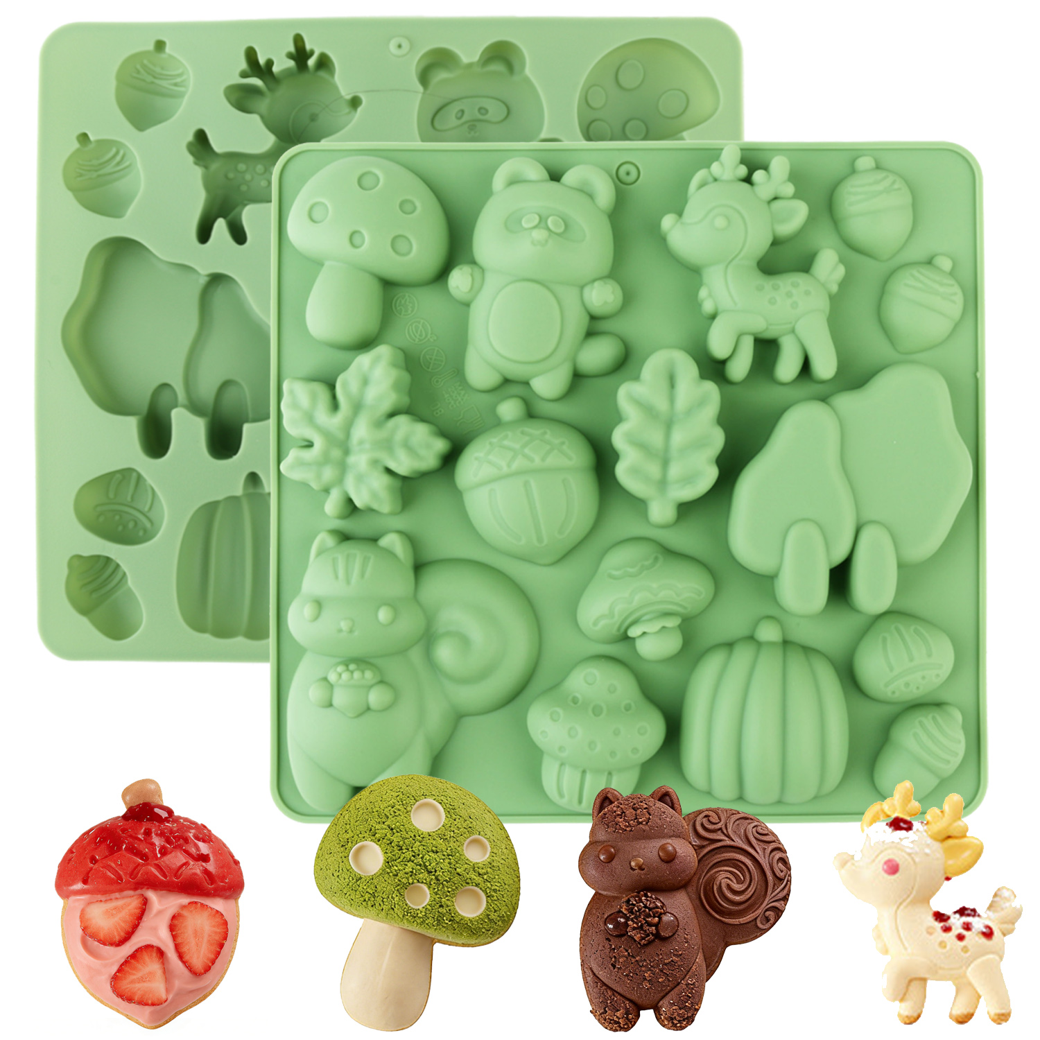 1 Silicone Cake Mold in the Sh - Resin Craft Material 评论和价格