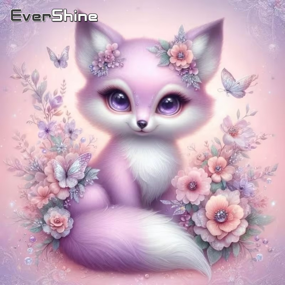 EverShine Fox Diamond Painting - Resin Craft For Beginners 评论和价格
