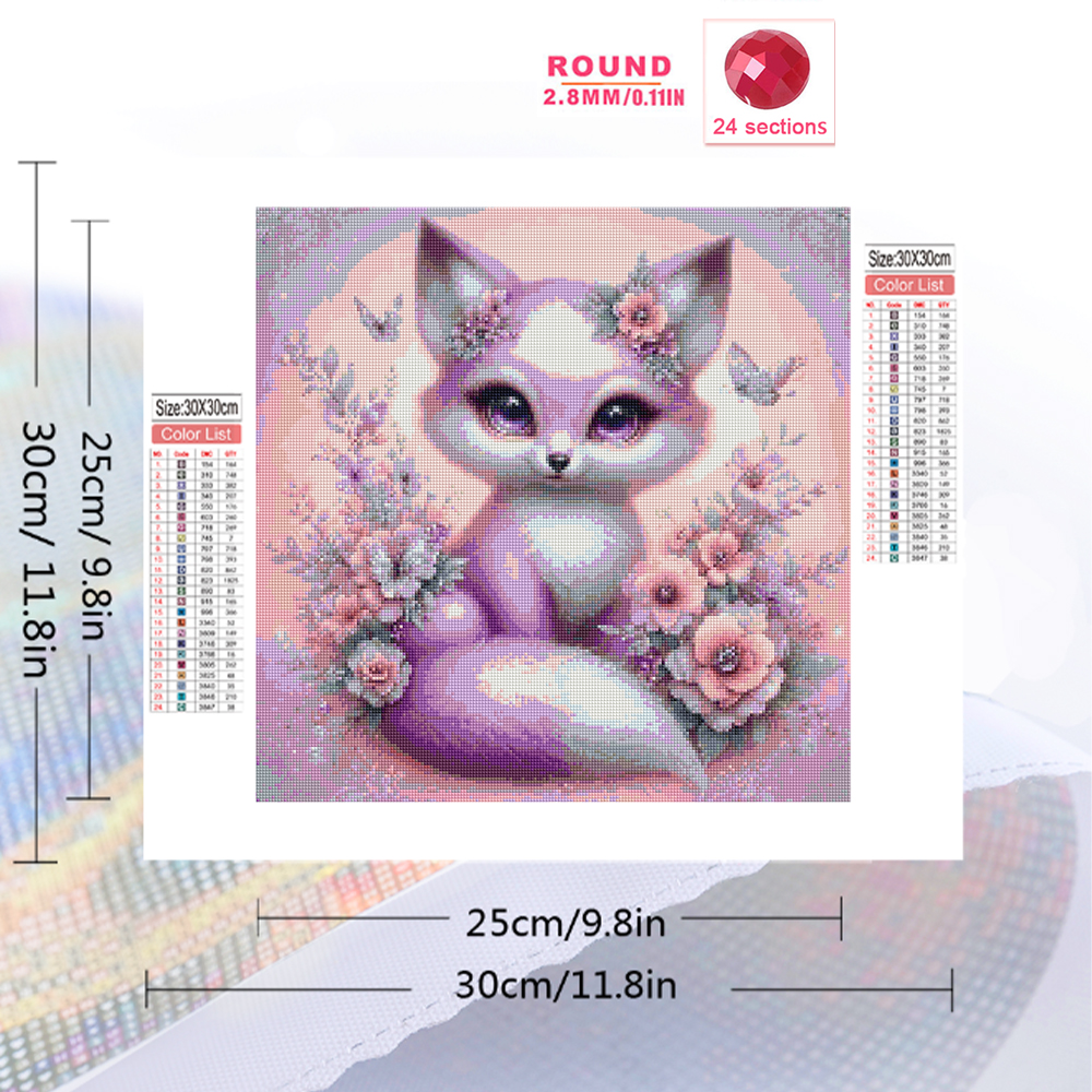 EverShine Fox Diamond Painting - Resin Craft For Beginners 评论和价格