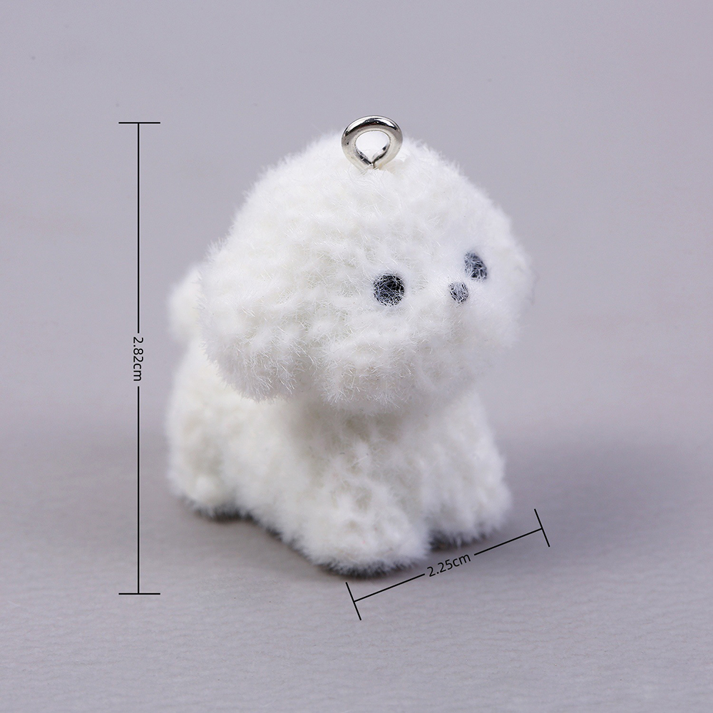 10pcs Flocking Puppy Dog Resin - Resin Craft Projects 评论和价格