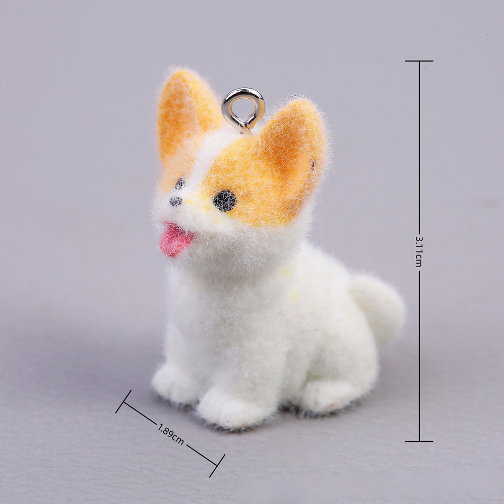 10pcs Flocking Puppy Dog Resin - Resin Craft Projects 评论和价格