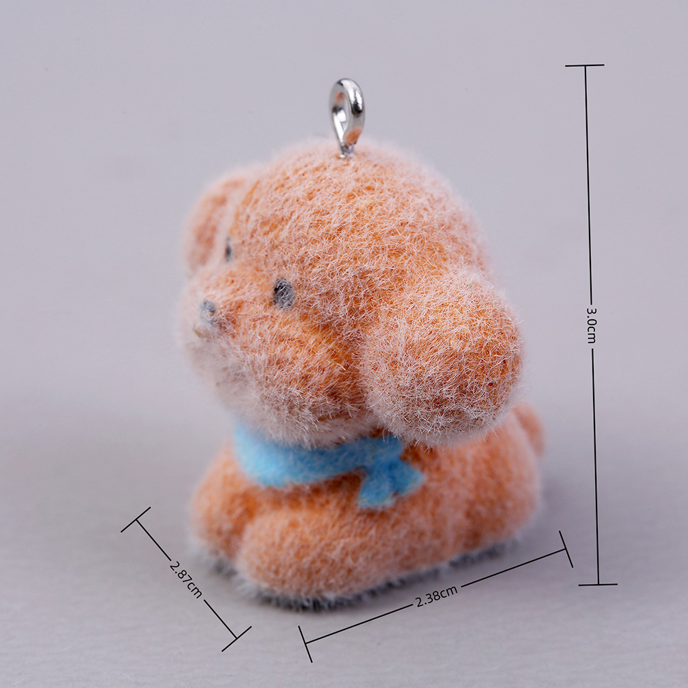 10pcs Flocking Puppy Dog Resin - Resin Craft Projects 评论和价格