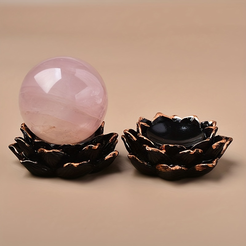 1pc Lotus Flower Crystal Ball  - Flower Preservation Resin 评论和价格
