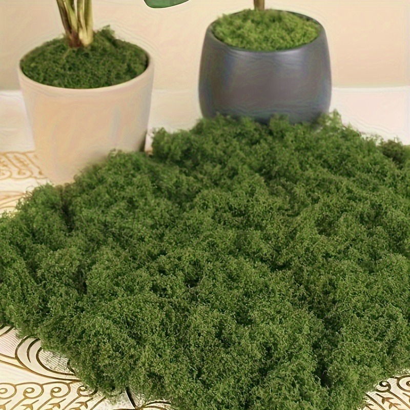 Green Fake Moss DIY Crafts Gra - Terrarium Moss Art 评论和价格