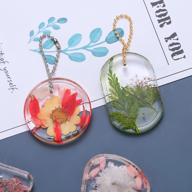 6pcsDried Flowers Real Natural - Flower Preservation Resin 评论和价格