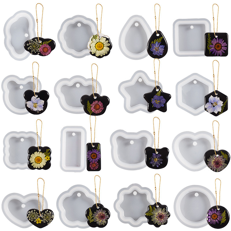 6pcsDried Flowers Real Natural - Flower Preservation Resin 评论和价格