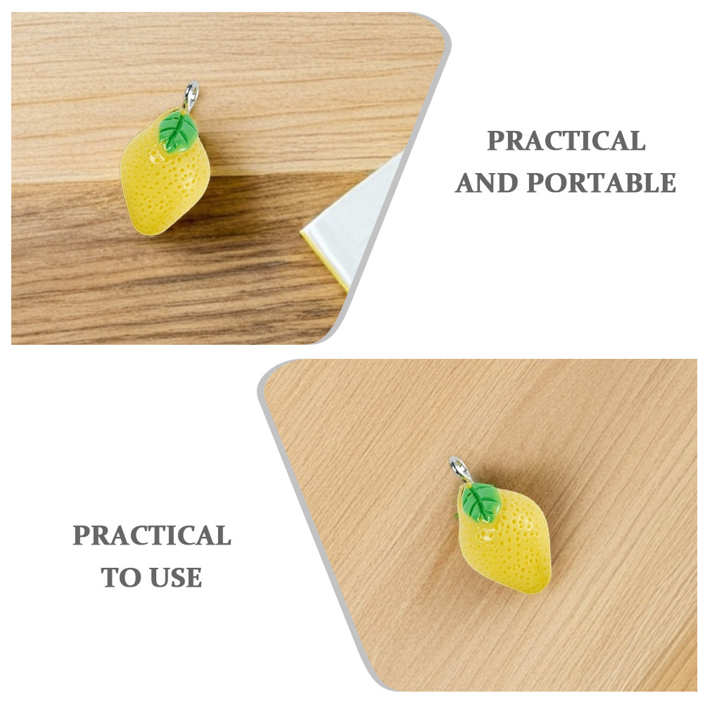10Pcs Mini Lemon Charms Resin  - Resin Crafts 评论和价格