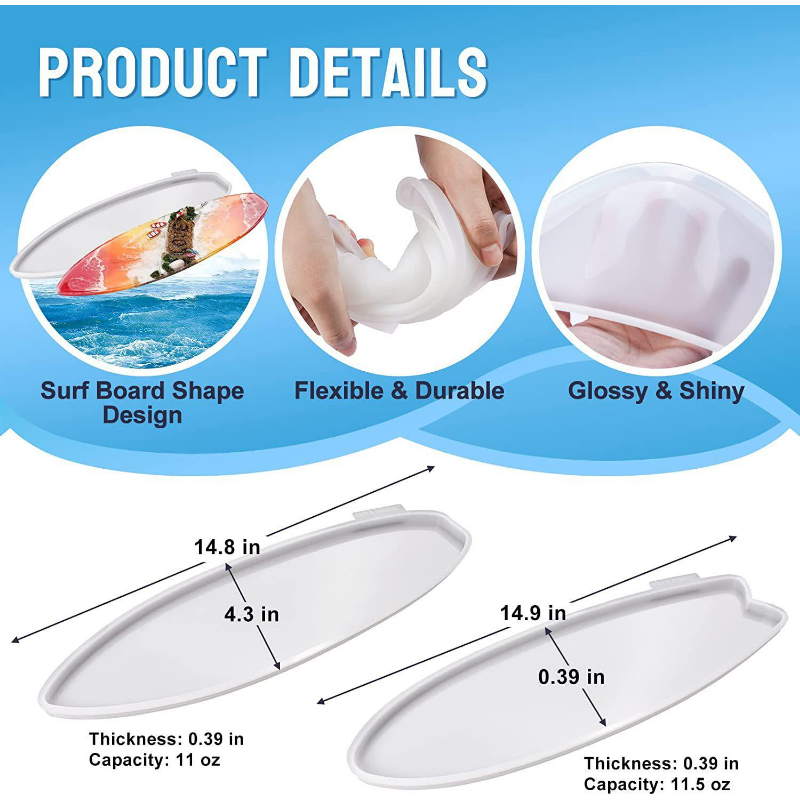 Surfboard Resin Tray Molds Sur - Resin Ocean Wave Mold 评论和价格