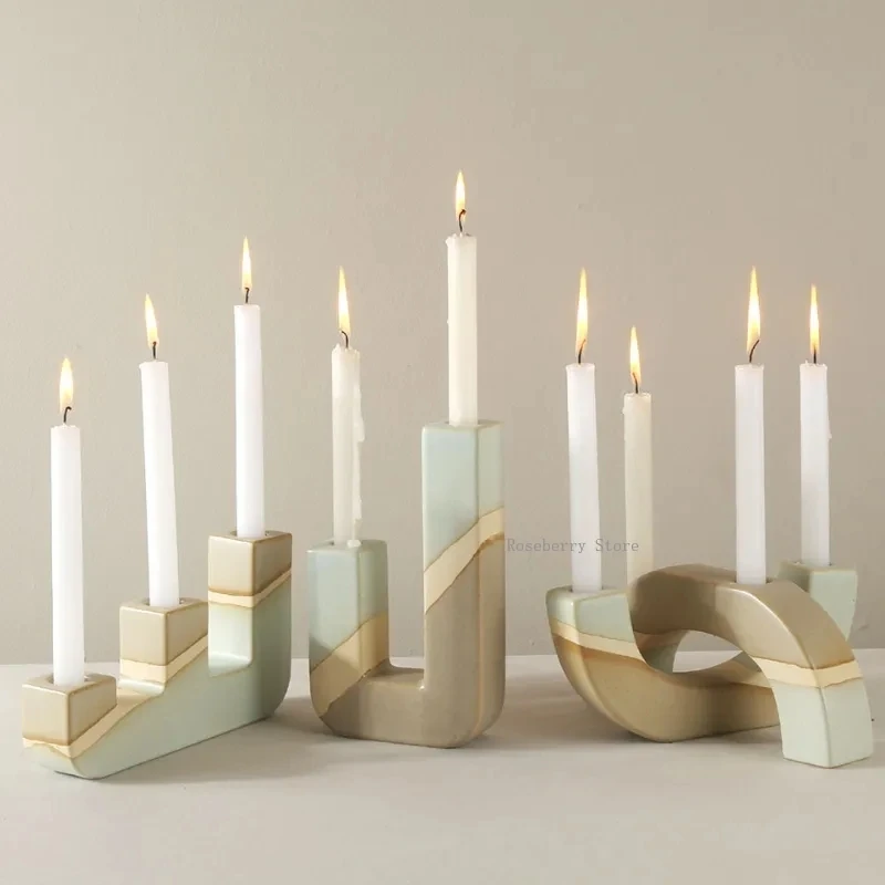 Geometry Candlestick Silicone  - Serving Tray Mold 评论和价格